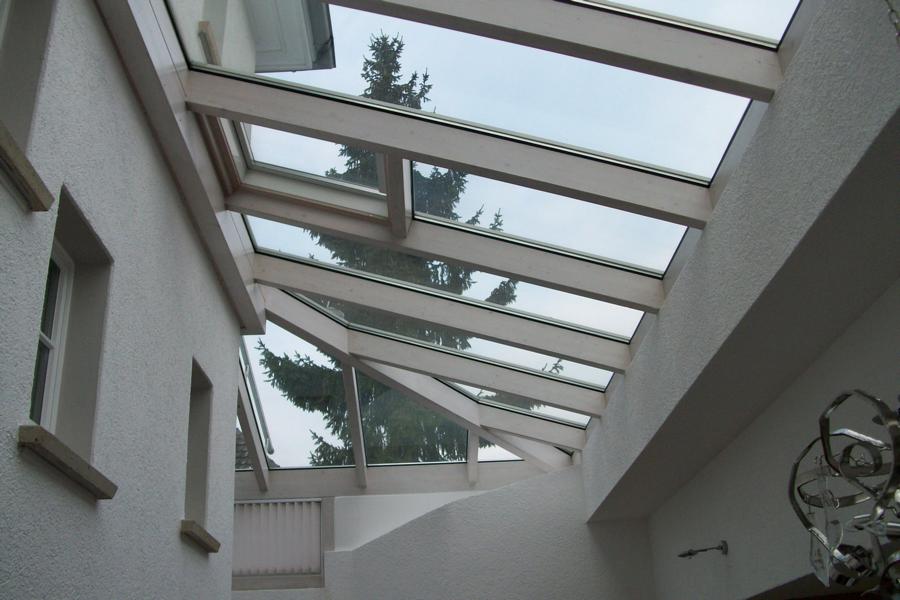 Зенитный фонарь, навес, стеклянная крыша для дома, террасы